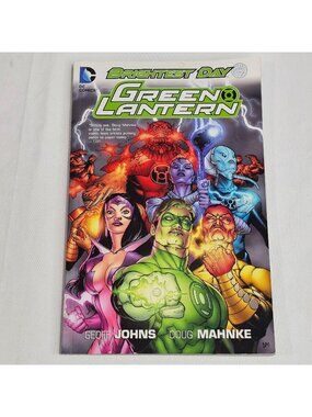 Brightest Day Green Lantern Trade Paperback By Geoff Johns & Doug Mahnke DC Comi